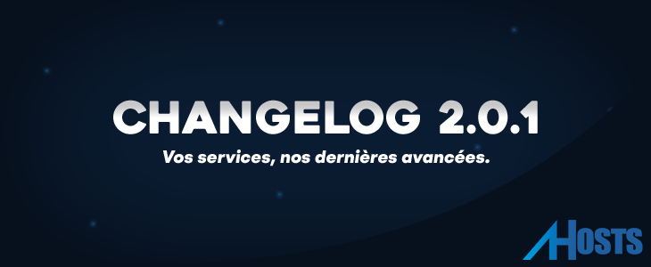 Quoi de neuf dans la Version 2.0.1 ?