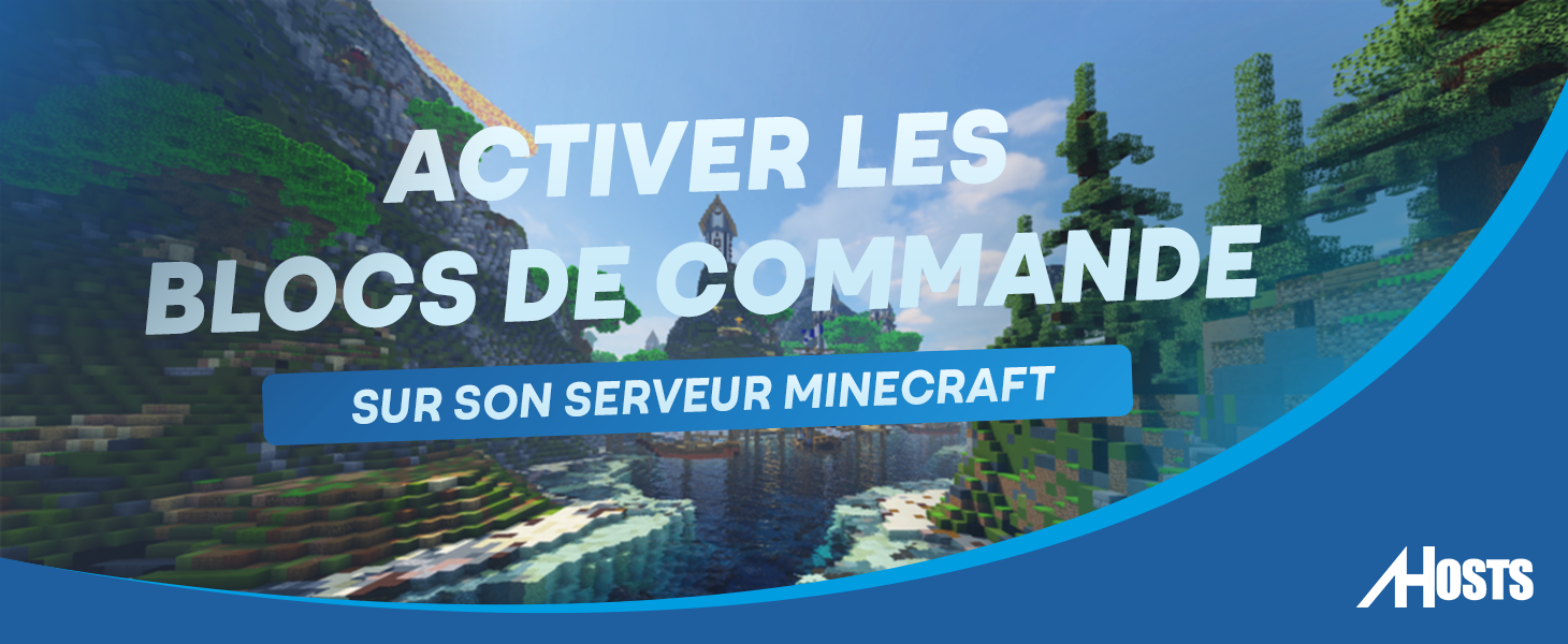 Couverture - Activer les blocs de commande sur votre serveur Minecraft (toutes versions)
