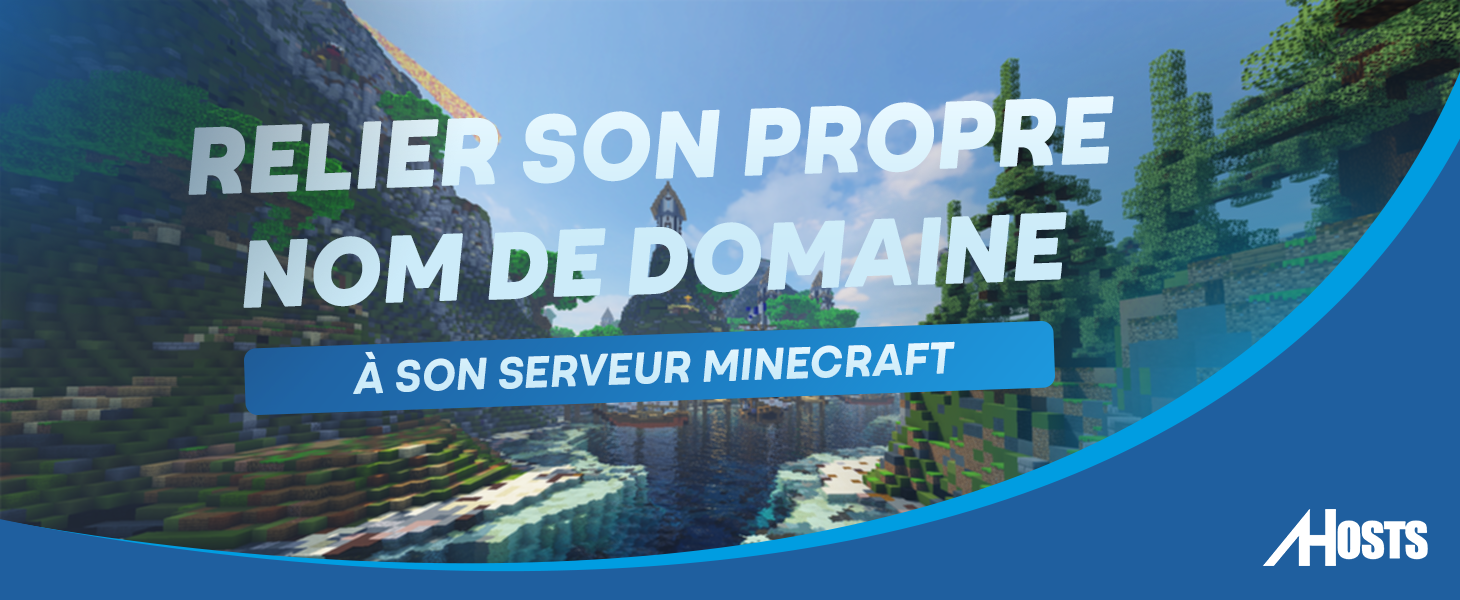 Couverture - Comment relier son propre nom de domaine à son serveur Minecraft ?